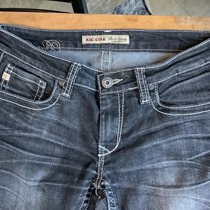 Big Star Sweet Skinny Leg Women's Blue Jeans Ultra Low-Fit  Black 30R